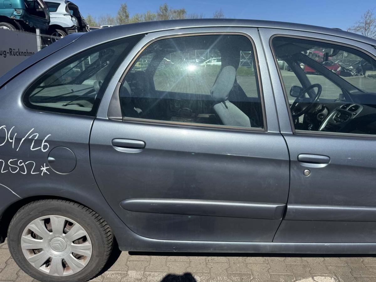 Citroen Xsara Picasso original T&uuml;r hinten rechts EZW Eisengrau Rohbau Bj.2007